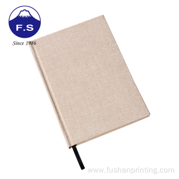 Fabric hardcover print customized pages for journal